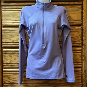 Nike Pro Dri-Fit Half Zip Pull-on Long Sleeve Top w/ Thumb Holes • Size Small S